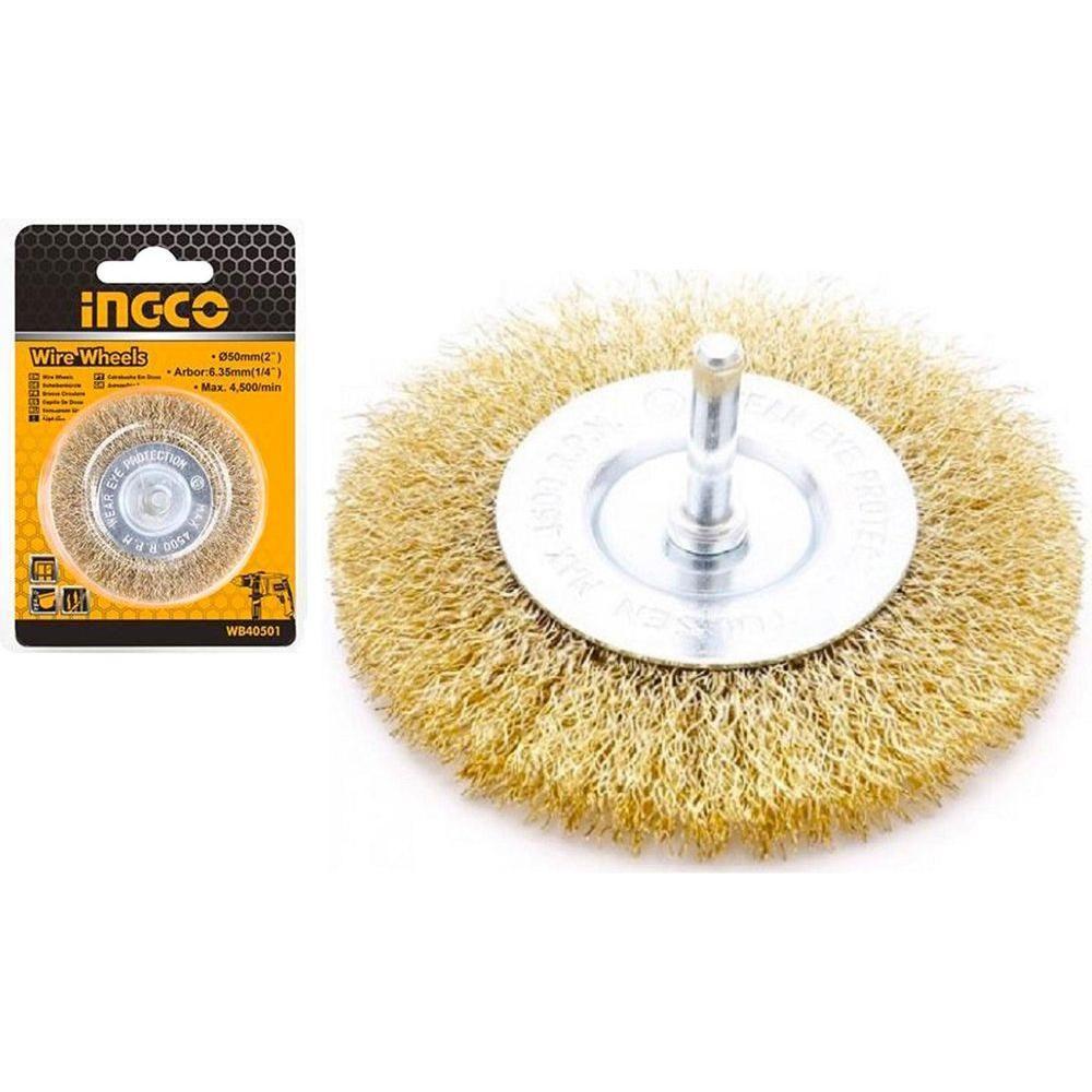 Ingco WB41001 Wheel Wire Brush 4 Ingco WB41001 Wheel Wire Brush 4